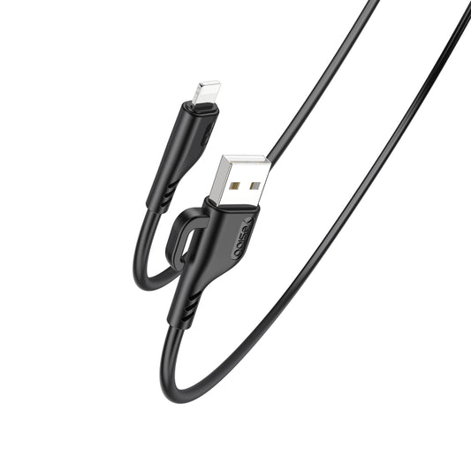 YESIDO CA105 1,2 m 2,4 A USB-auf-8-Pin-Ladedatenkabel mit Haken