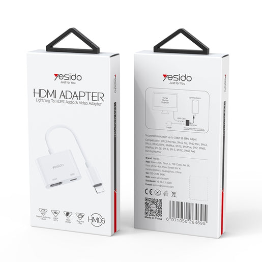 Yesido HM06 8-Pin-auf-HDMI-Audio-Video-Adapter