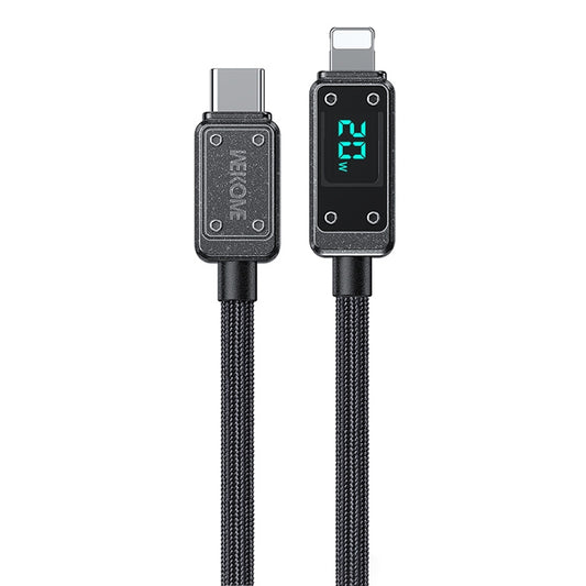 WK WDC-08 PD 20W USB-C/Typ-C auf 8-poliges Digitalanzeige-Datenkabel, Länge: 1 m