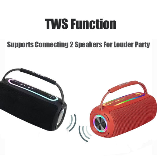 T&G P11 Pro 20 W tragbarer 3D-Stereo-Bluetooth-Lautsprecher mit buntem RGB-Licht