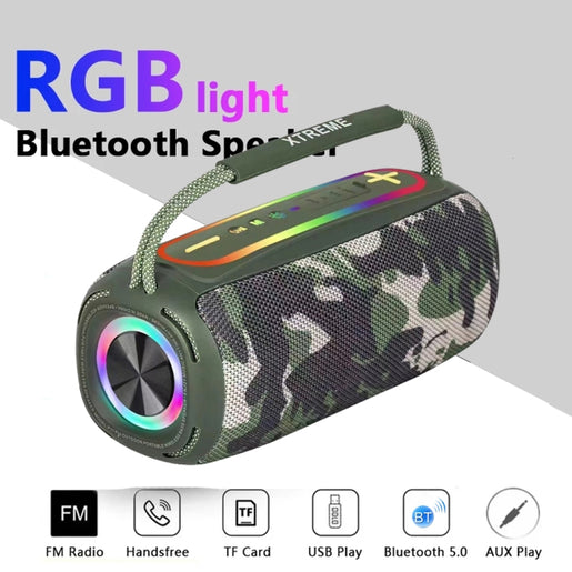 T&G P11 Pro 20 W tragbarer 3D-Stereo-Bluetooth-Lautsprecher mit buntem RGB-Licht