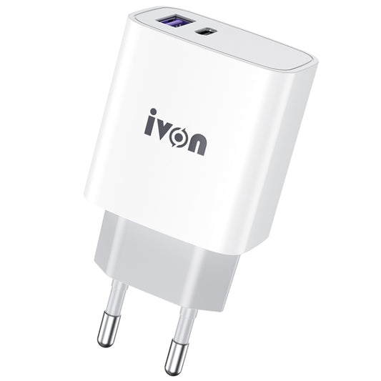 IVON AD52 18W USB-C / Typ-C + USB Dual Port PD Schnellladung