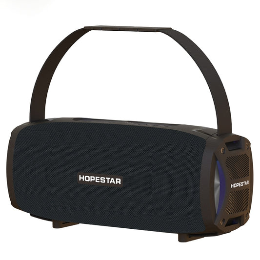 HOPESTAR H24 Pro TWS Tragbarer, wasserdichter, gewebter, strukturierter Bluetooth-Außenlautsprecher mit Rhythmuslicht, Unterstützung für Freisprechanrufe, U-Disk, TF-Karte und 3,5-mm-AUX und FM