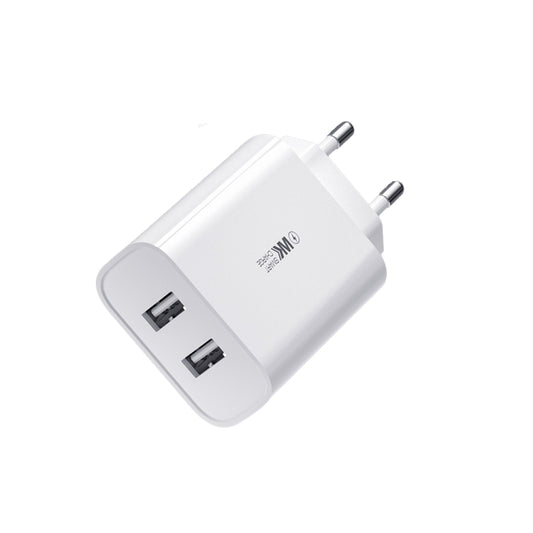 WK WP-U51 2,1 A Speed Dual USB Reiseladegerät Netzteil, EU-Stecker