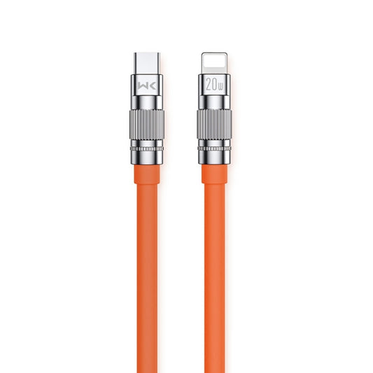 WK WDC-187 Qjie-Serie 20 W USB-C/Typ-C auf 8-poliges Schnelllade-Datenkabel, Länge: 1 m