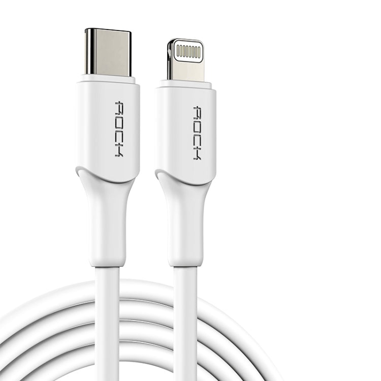 ROCK Z18 20W 3A PD USB-C / Typ-C auf 8-Pin-Schnittstelle TPE-Schnellladedatenkabel, Kabellänge: 2m