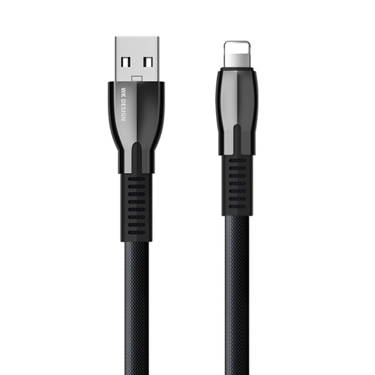 WK WDC-107i 1 m 2,4 A Saint Zinc Alloy Series USB-auf-8-Pin-Datensynchronisierungs-Ladekabel