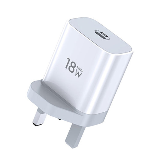 TOTUDESIGN Minimal Series CACQ-05 PD 18W Einzel-USB-C-/Typ-C-Port-Reiseladegerät, EU-Stecker