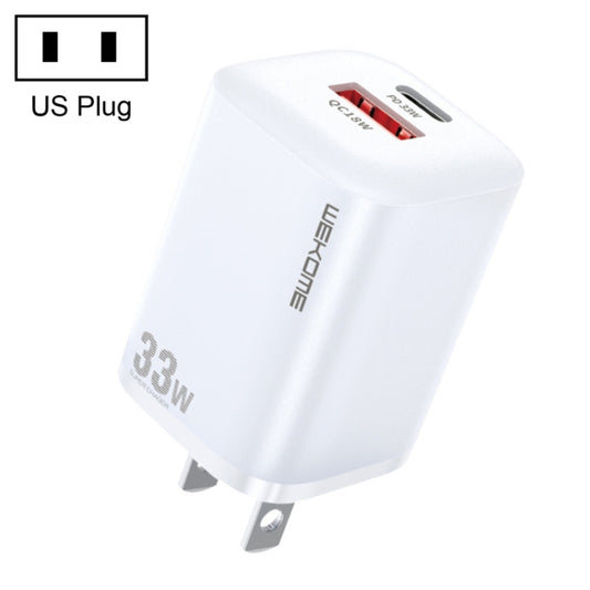 WK WP-U140 33W Power Series USB+USB-C/Typ-C Schnellladegerät, Spezifikationen: US-Stecker