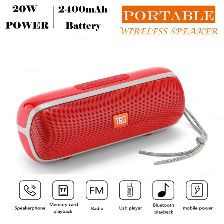 T&G TG183 TWS Mini-Wireless-Bluetooth-Lautsprecher, unterstützt AUX/USB 2.0/FM/32 GB TF-Karte oder Micro-SD-Karte