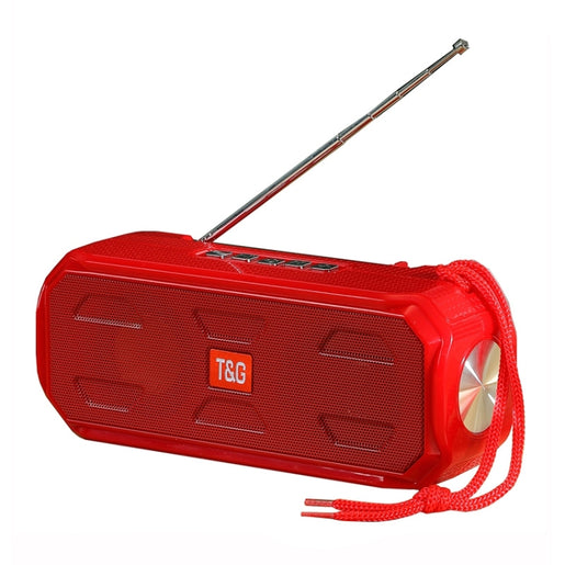 T&G TG280 Solarbetriebene, aufladbare Bluetooth-Lautsprecher mit Taschenlampe, unterstützt TF-Karte/FM/3,5 mm AUX/U-Disk/Freisprechanruf